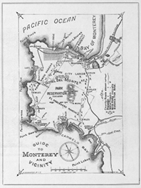 1889 Hotel Del Monte Souvenir Book Map