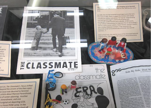 Classmate exhibit display case